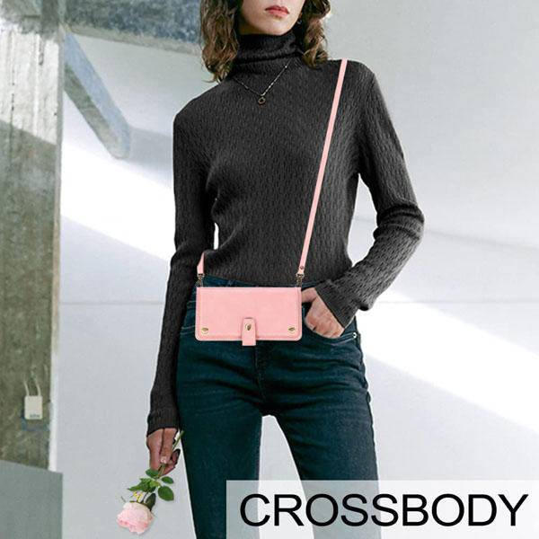 Leather Crossbody Shockproof Wallet Phone Case for Samsung S21 Ultra - Libiyi