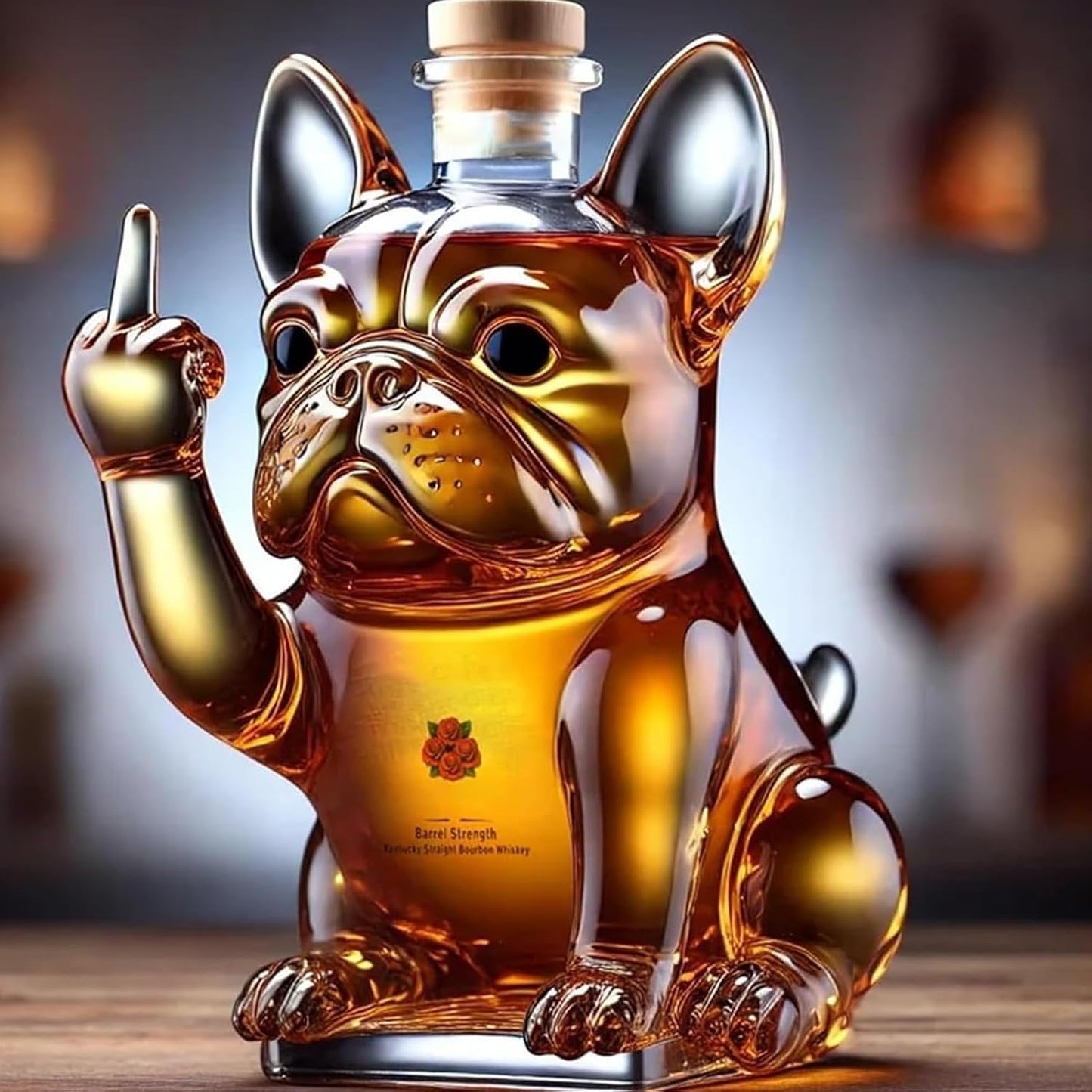 Libiyi Bark Off Whiskey Bottle - Libiyi