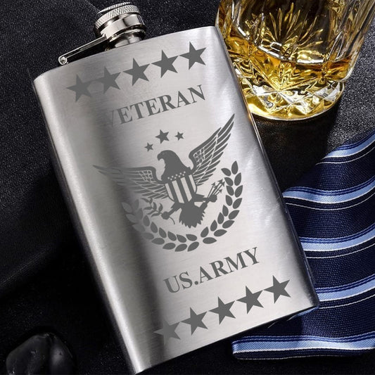 🔥49% OFF🎖️Stainless Steel Military Veteran Flasks - Libiyi
