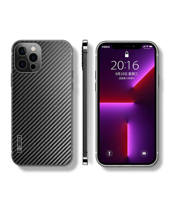 Stainless Steel Carbon Fiber Case For iPhone - Libiyi