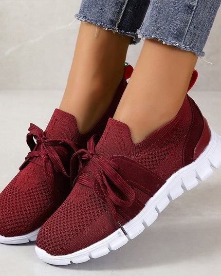 Knitted Mesh Ultralight Tennis Sneakers - Keilini