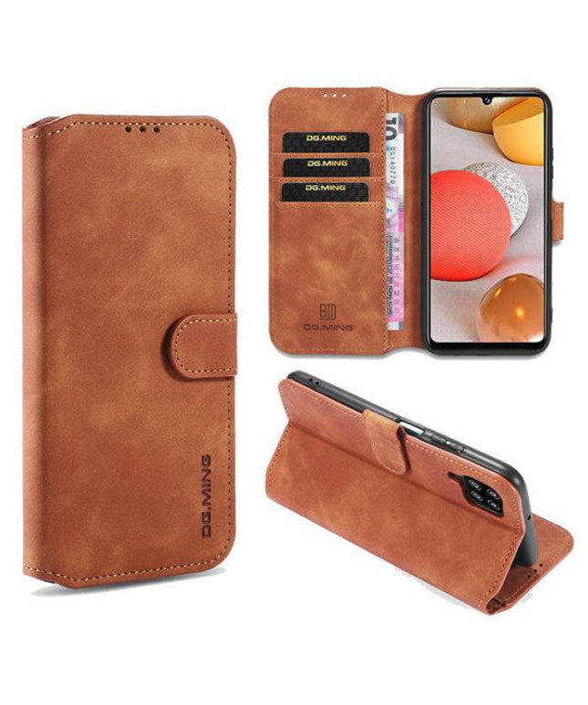 Wallet Stand PU Leather Case For Samsung Galaxy A42 - Libiyi