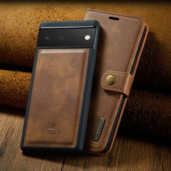 Magnetic 2-in-1 Detachable Leather Wallet Case For Google Pixel 6 - Libiyi