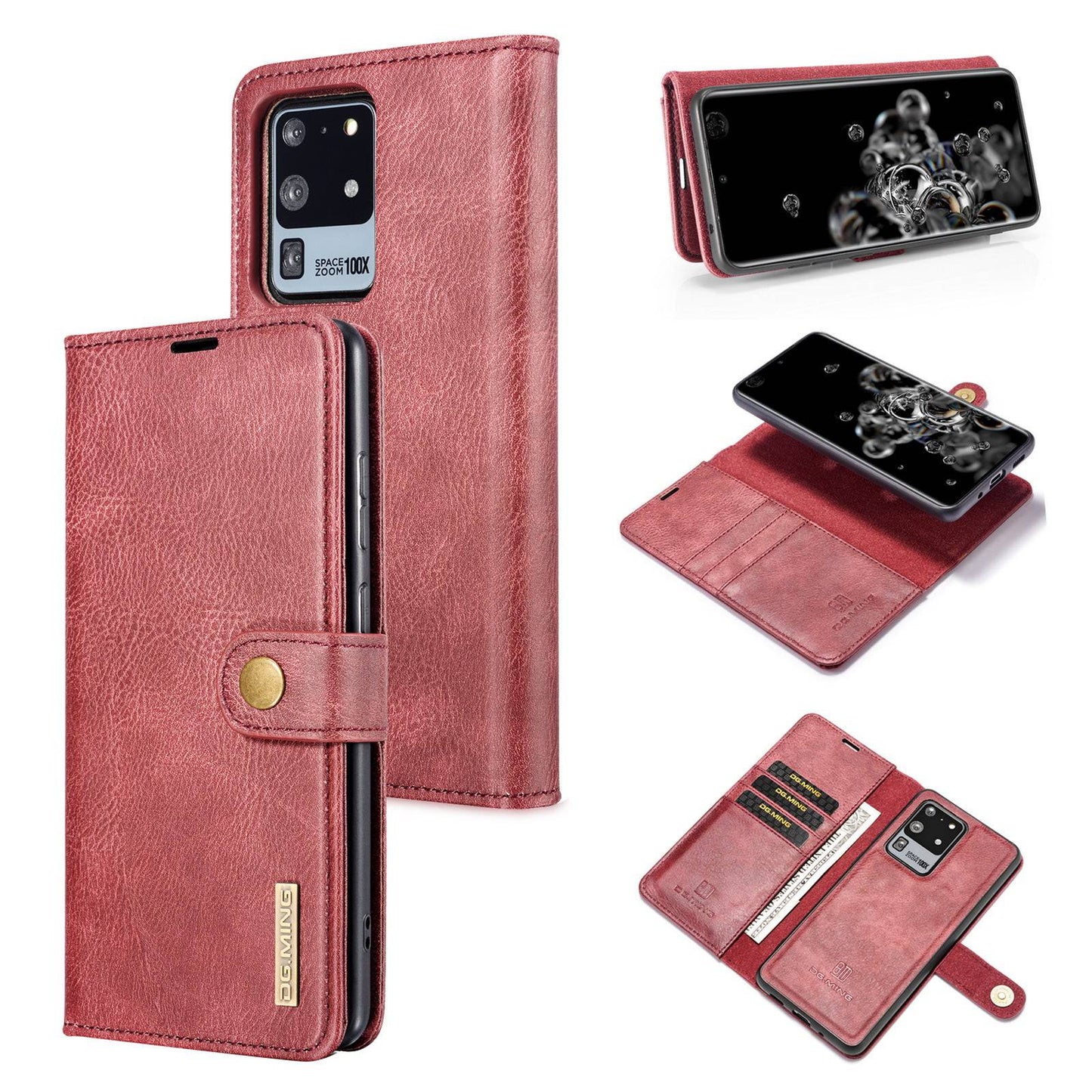 Samsung Galaxy S20 Ultra Magnetic 2-in-1 Detachable Leather Wallet Case - Libiyi