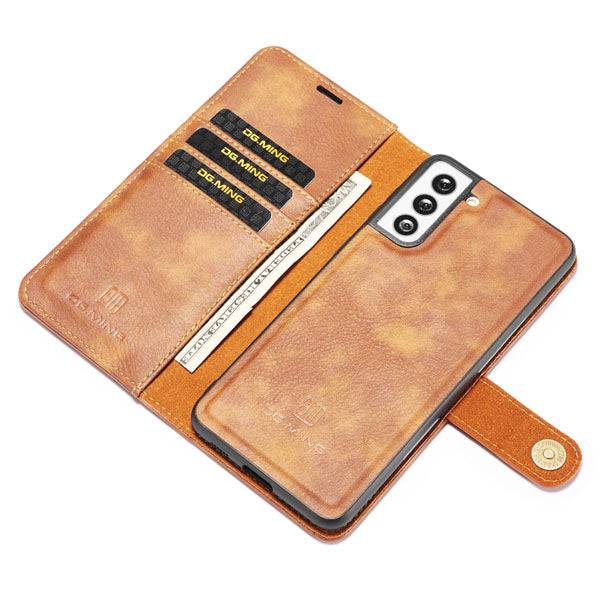 Magnetic 2-in-1 Detachable Leather Wallet Case For Samsung S21 - Libiyi