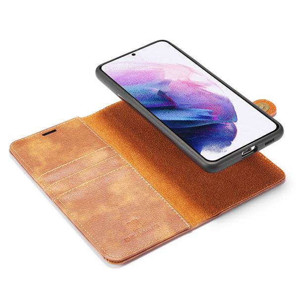 Magnetic 2-in-1 Detachable Leather Wallet Case For Samsung Galaxy S21 Plus - Libiyi