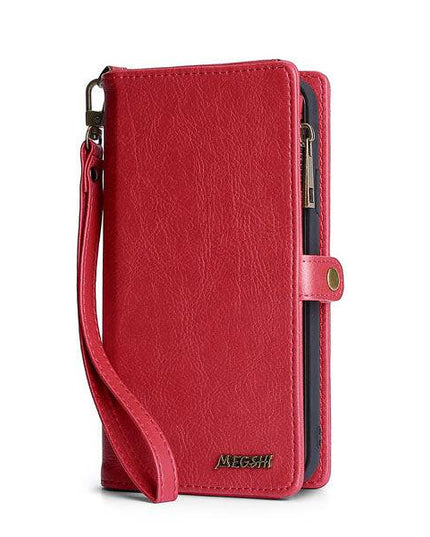 MEGSHI Magnetic 2-in-1 Detachable Leather Wallet Case For Samsung - Libiyi
