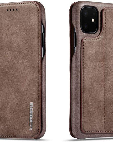 Magnetic Leather Wallet Card Slot Case for iPhone - Libiyi