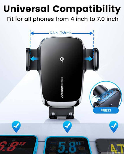 15W Qi Car Phone Holder Wireless Car Charger - Libiyi