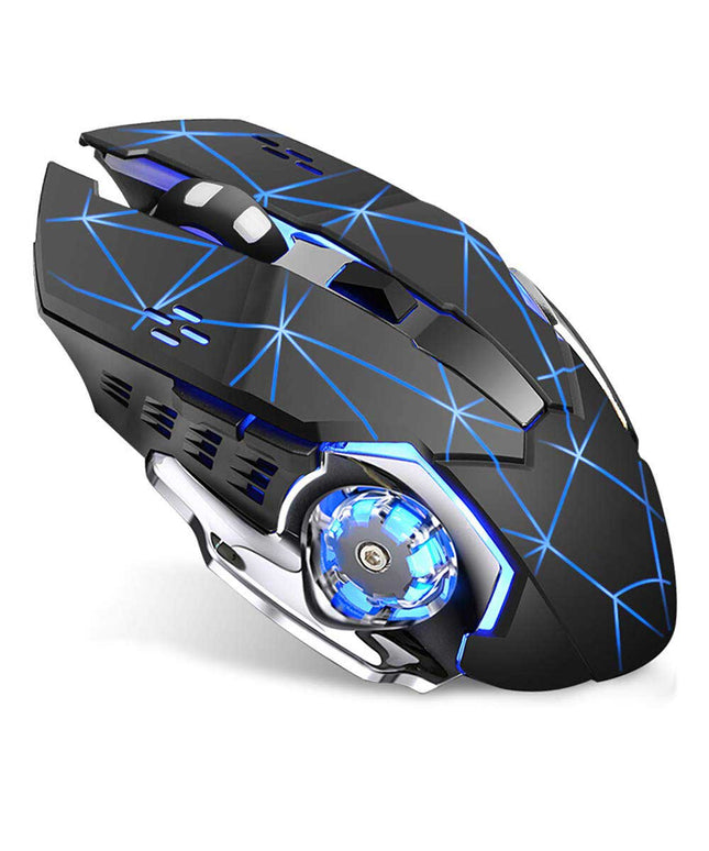 Rechargeable Wireless Mouse-Starry Black - Libiyi