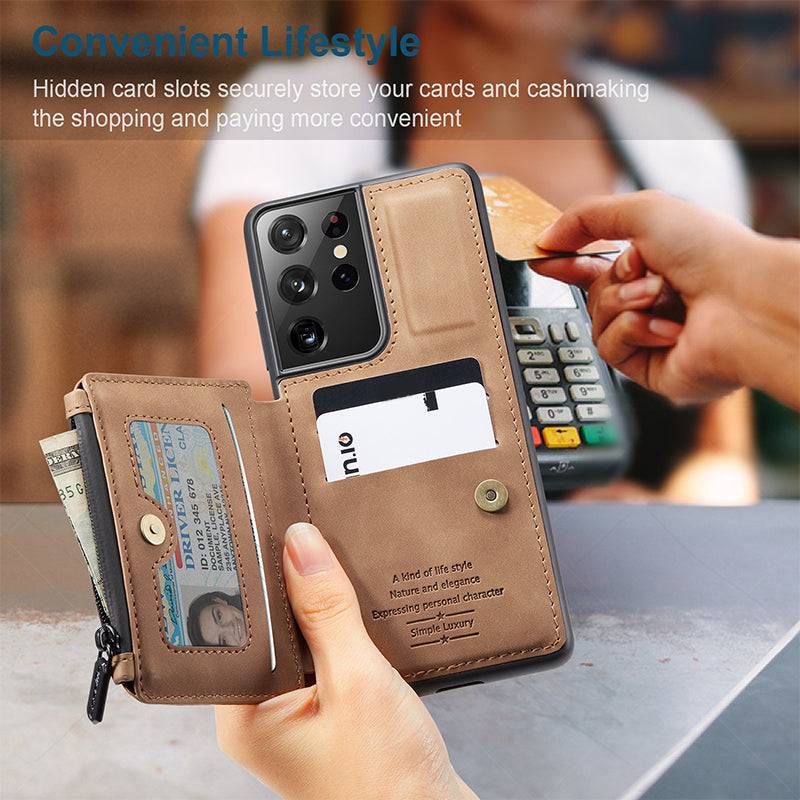 Multifunctional Wallet Phone Case For Galaxy - Libiyi