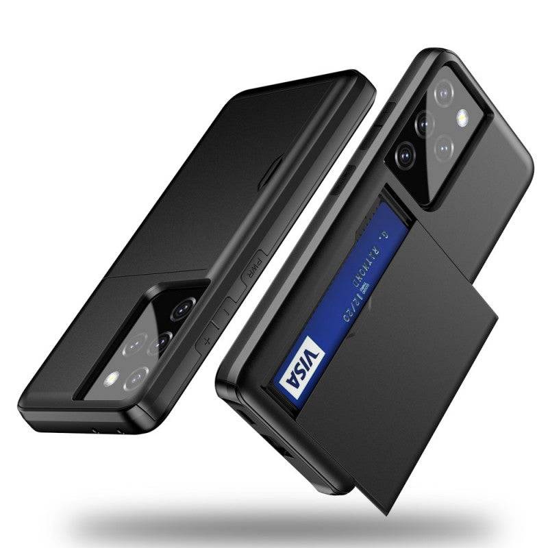 Rigide Flashy Porte-cartes Case For Samsung Galaxy S21 Ultra(5G) - Libiyi