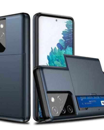 Rigide Flashy Porte-cartes Case For Samsung Galaxy S21 Ultra(5G) - Libiyi