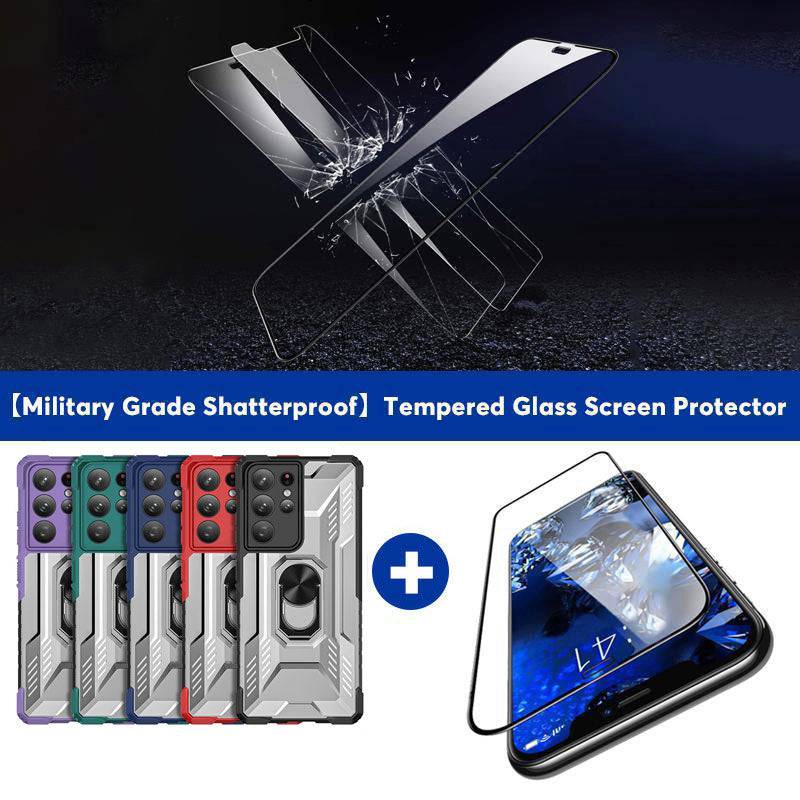 Magnetic Metal Finger Ring Holder Armor Case For Samsung S21 ULTRA 5G - Libiyi