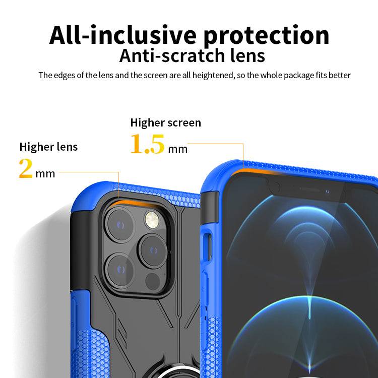 Robot 3 in 1 Heavy Duty Defender Case For iPhone 12 Pro - Libiyi