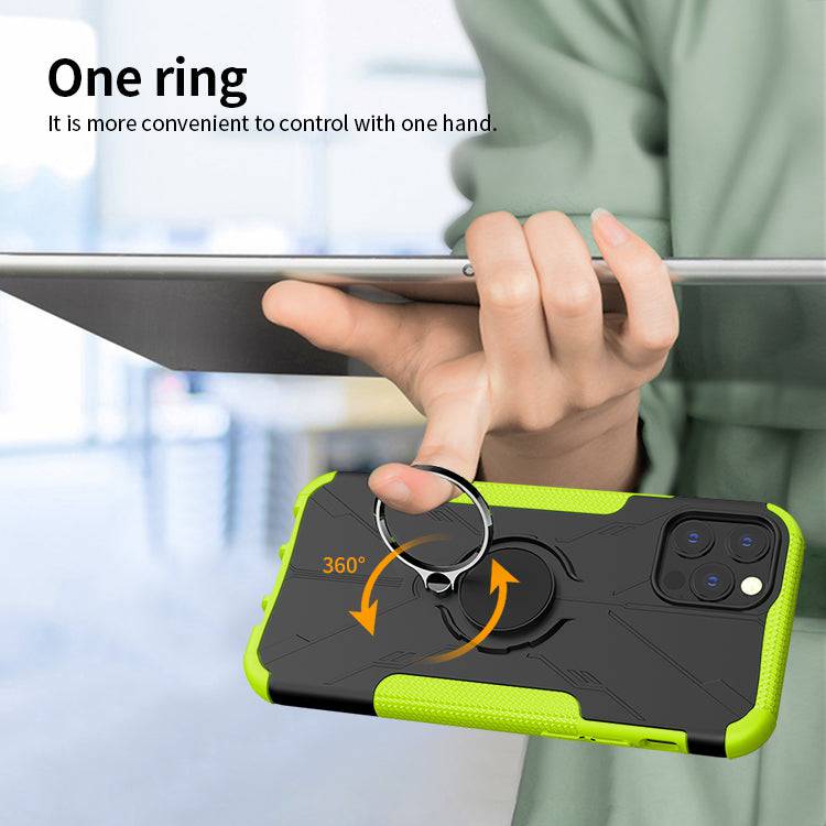 Robot 3 in 1 Heavy Duty Defender Case For iPhone 12 Pro - Libiyi