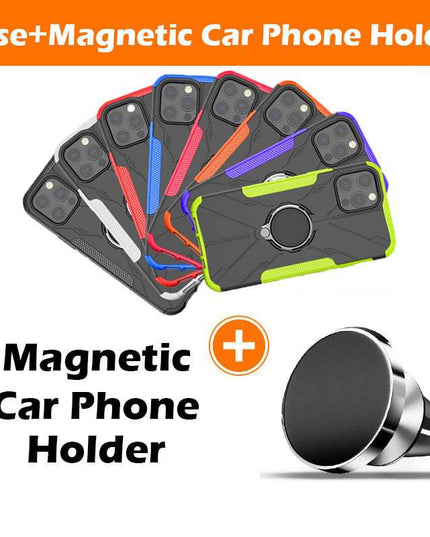 Robot 3 in 1 Heavy Duty Defender Case For iPhone 12 Pro - Libiyi