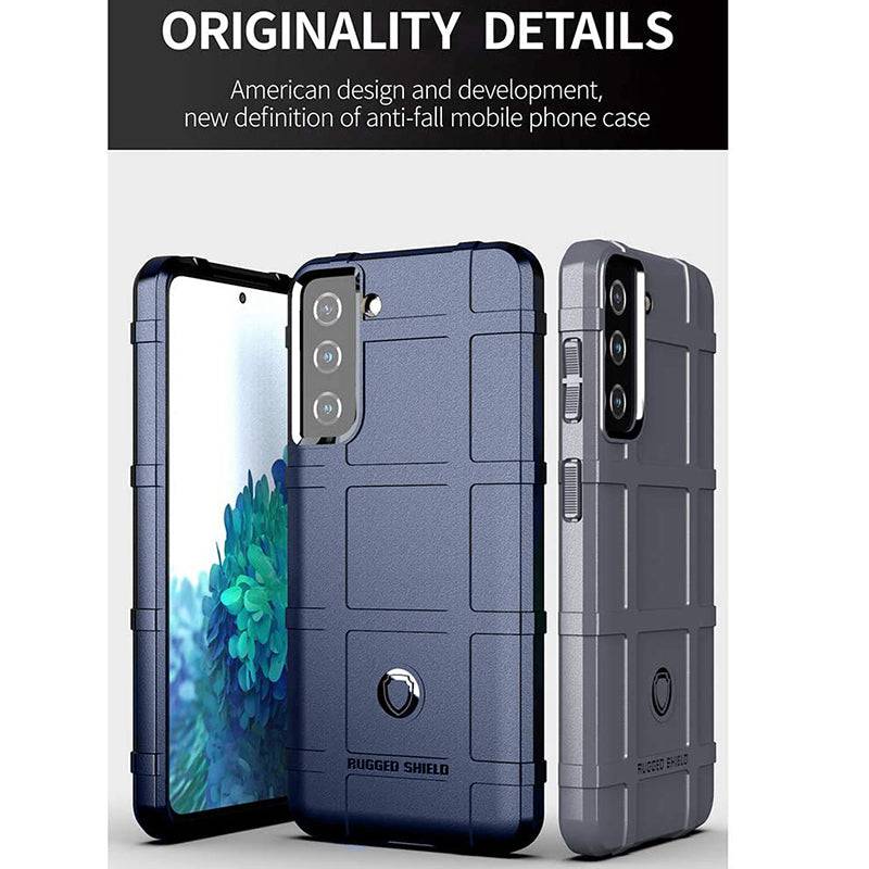 TPU Thick Solid Rough Armor Tactical Protective Cover Case For Samsung S21+ - Libiyi