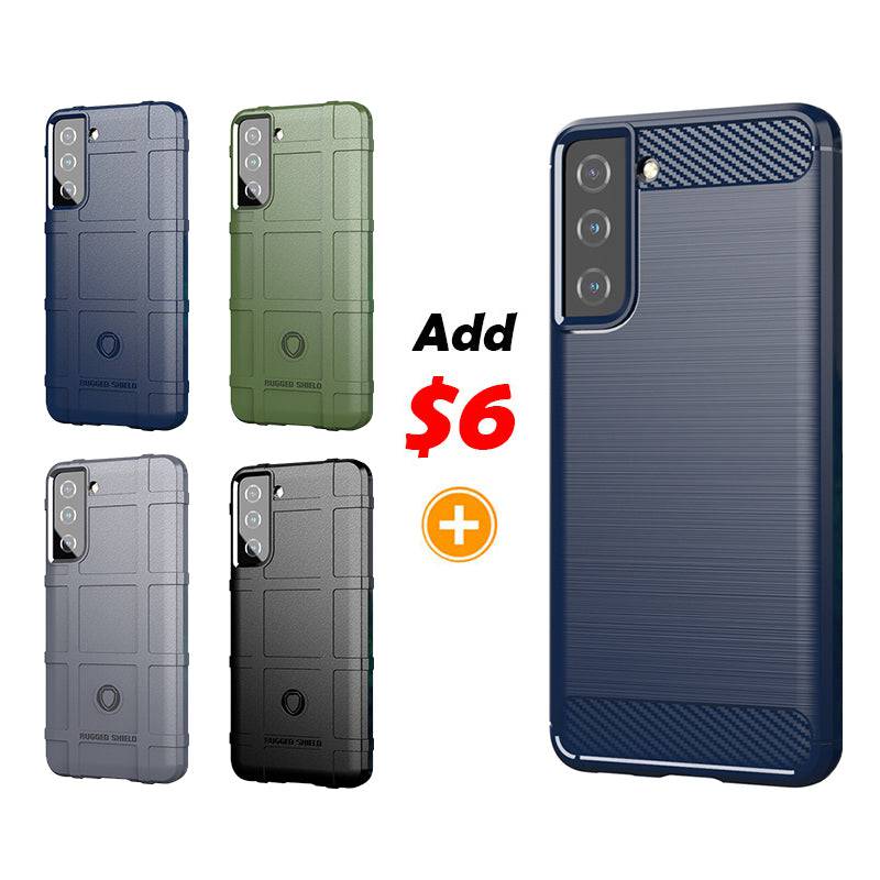 TPU Thick Solid Rough Armor Tactical Protective Cover Case For Samsung S21+ - Libiyi
