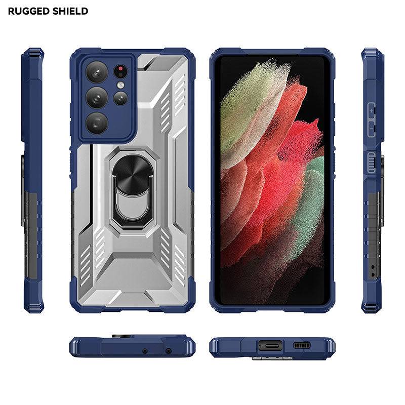 Magnetic Metal Finger Ring Holder Armor Case For Samsung - Libiyi