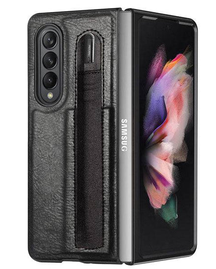 S Pen Slot Protective Leather Case for Samsung Galaxy Z Fold 3 5G - Libiyi