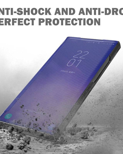 Smart Window Slim Flip Kevlar Case For Samsung - Libiyi