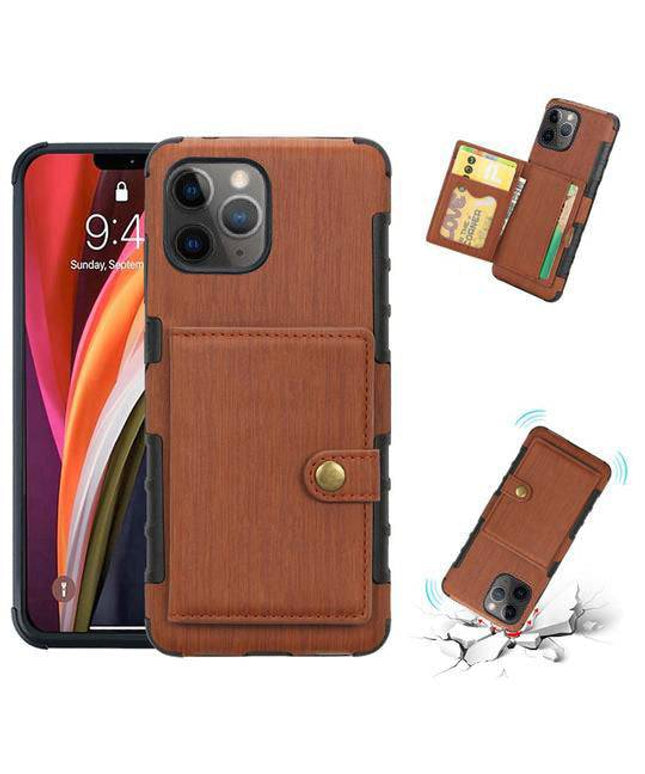 Security Copper Button Protective Case For iPhone 11 Pro Max - Libiyi
