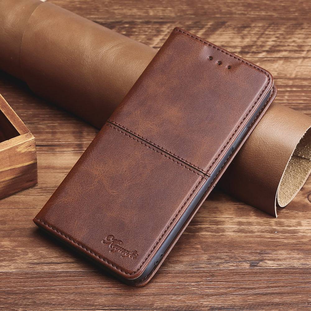 TPU + PU Leather Phone Cover Case for Samsung A11 - Libiyi