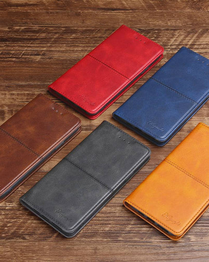 TPU + PU Leather Phone Cover Case for Samsung A11 - Libiyi