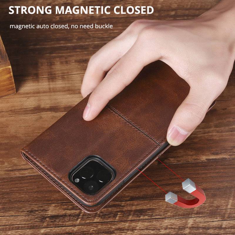 TPU + PU Leather Phone Cover Case for Samsung A11 - Libiyi
