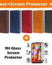 dark brown / A51(5G) / With [2 Pack] Screen Protector