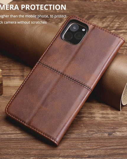 TPU + PU Leather Phone Cover Case for iPhone - Libiyi