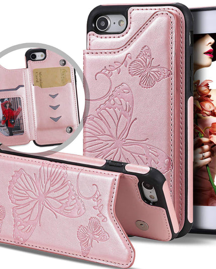 New Luxury Embossing Wallet Cover For iPhone SE2020&7/8-Fast Delivery - Libiyi