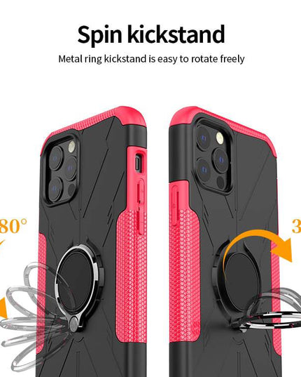 Robot 3 in 1 Heavy Duty Defender Case For iPhone 12 Pro Max - Libiyi