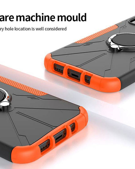 Robot 3 in 1 Heavy Duty Defender Case For iPhone 12 Series - Libiyi