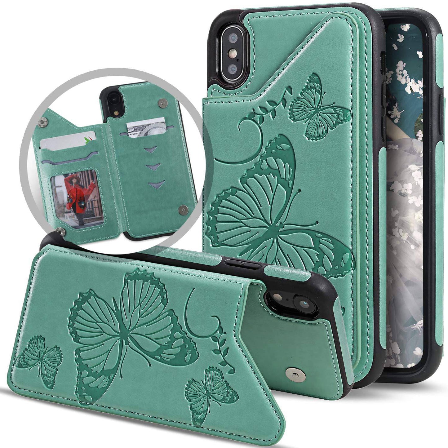 New Luxury Embossing Wallet Cover For iPhone Xs Max-Fast Delivery - Libiyi