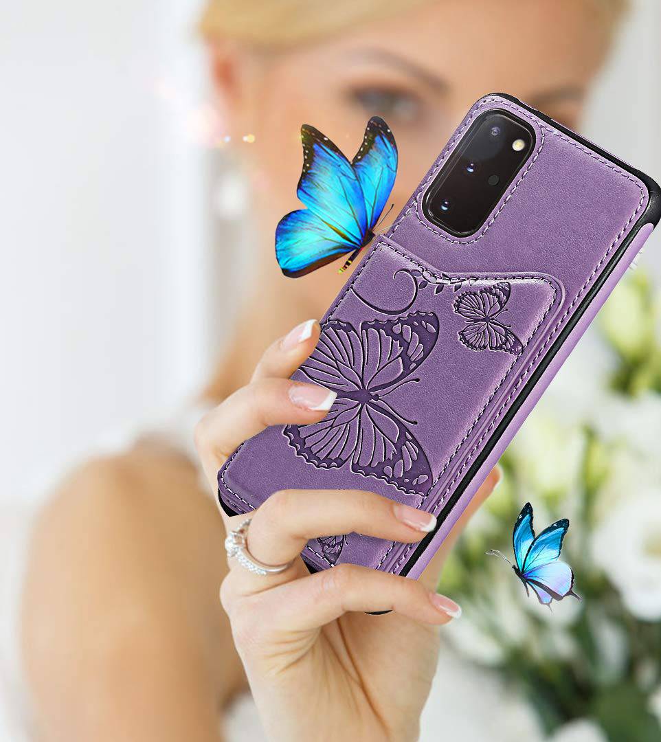 New Luxury Embossing Wallet Cover For SAMSUNG S20 Plus-Fast Delivery - Libiyi