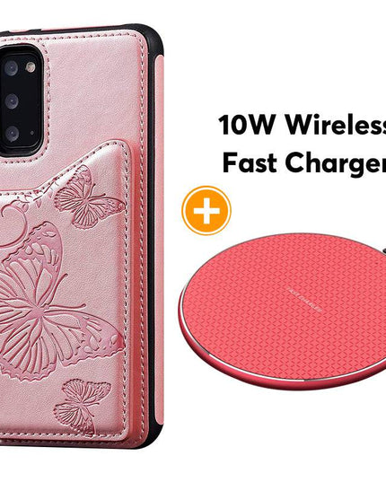 New Luxury Embossing Wallet Cover For SAMSUNG S20 Plus-Fast Delivery - Libiyi