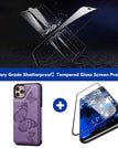 Purple / For iPhone 11Pro / With Screen Protector