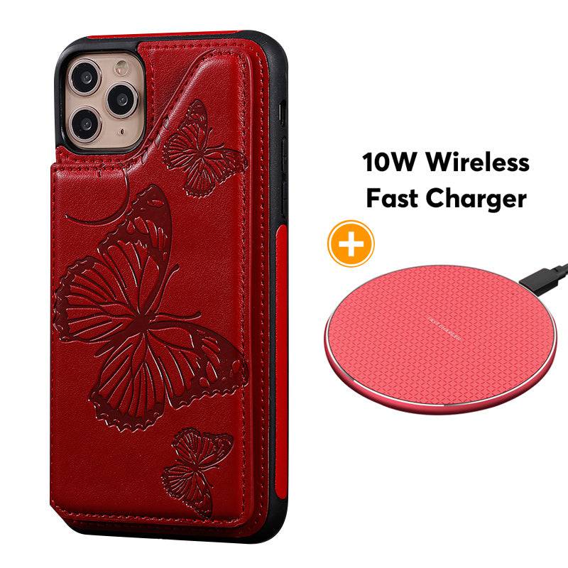 New Luxury Embossing Wallet Cover For iPhone 11 Pro-Fast Delivery - Libiyi