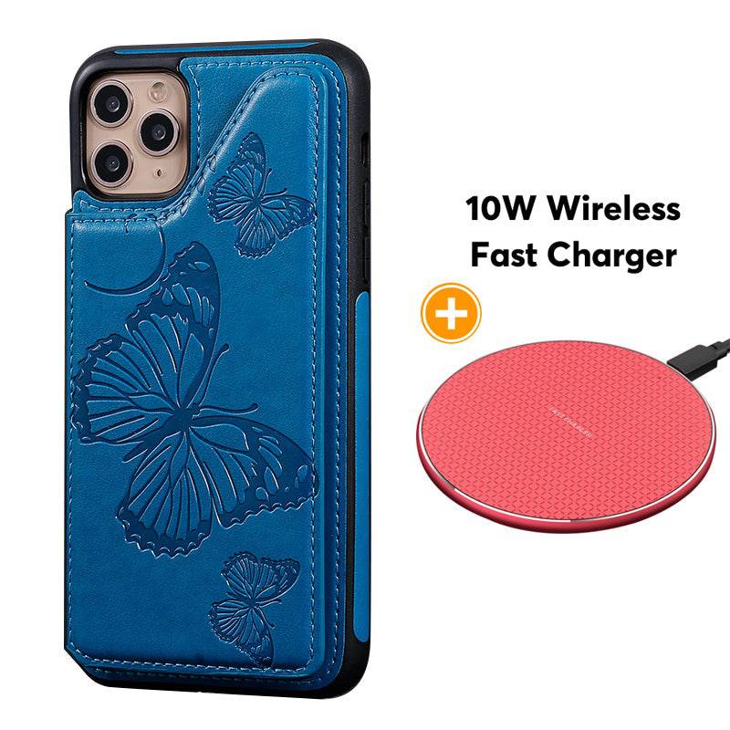 New Luxury Embossing Wallet Cover For iPhone 11 Pro-Fast Delivery - Libiyi