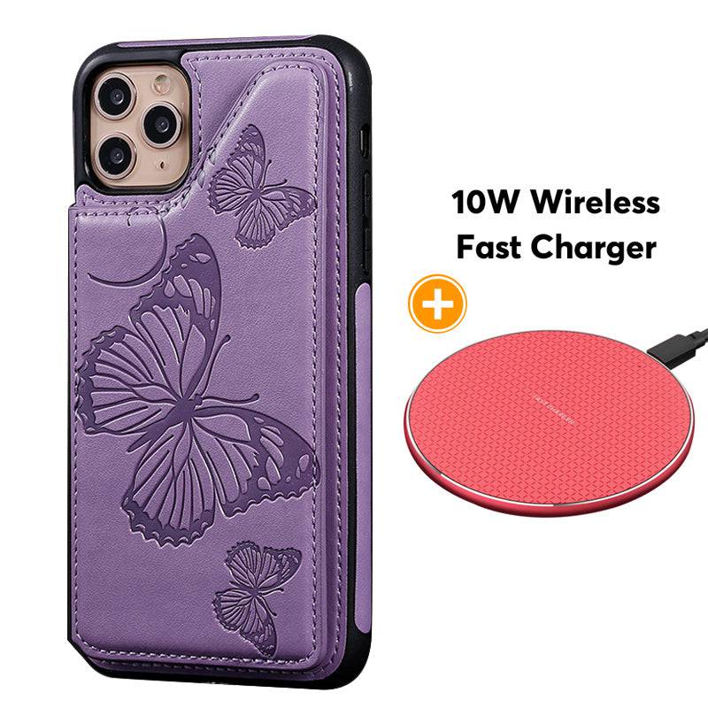 New Luxury Embossing Wallet Cover For iPhone 11 Pro-Fast Delivery - Libiyi