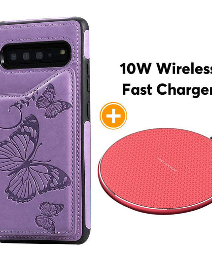 New Luxury Embossing Wallet Cover For SAMSUNG S10-Fast Delivery - Libiyi