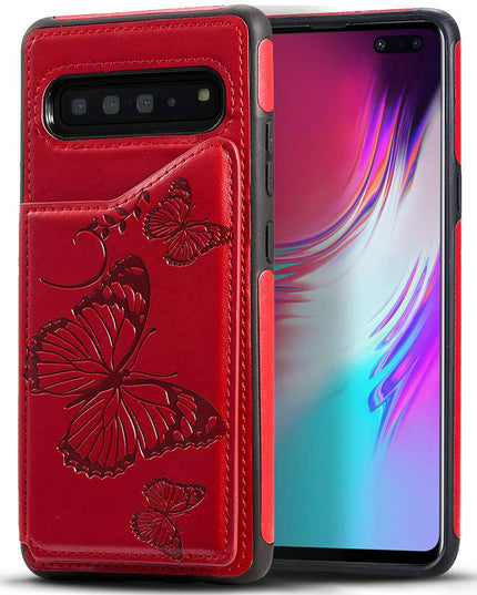 New Luxury Embossing Wallet Cover For SAMSUNG S10 Plus-Fast Delivery - Libiyi