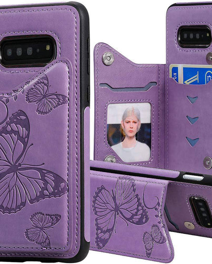 New Luxury Embossing Wallet Cover For SAMSUNG S10 Plus-Fast Delivery - Libiyi