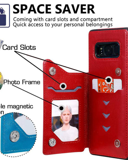 New Luxury Embossing Wallet Cover For SAMSUNG  S8 Plus-Fast Delivery - Libiyi