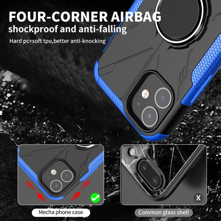 Robot 3 in 1 Heavy Duty Defender Case For iPhone 12 - Keilini