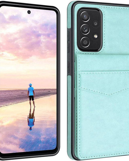 Dual Layer Lightweight Leather Wallet Case for Samsung Galaxy A52 - Libiyi