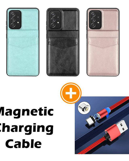 Dual Layer Lightweight Leather Wallet Case for Samsung Galaxy A52 - Libiyi