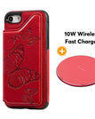 Red / For iPhone 6Plus/6s Plus / With Wireless Charger